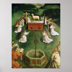 Copy of The Adoration of the Mystic Lamb Poster