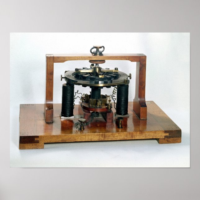 Copy of the electro-magnetic 'macchinetta' poster (Front)