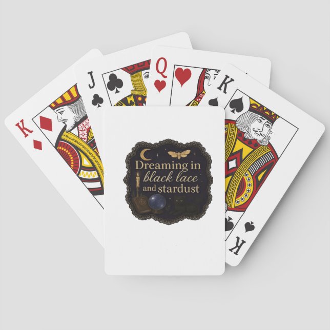 Copy Of Whimsigoth Fantasy Mystical Forests, Moons Playing Cards (Back)