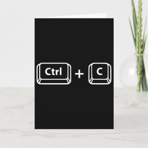 Copy Paste Ctrl C Ctrl V Dad Son Happy Father&# s Card