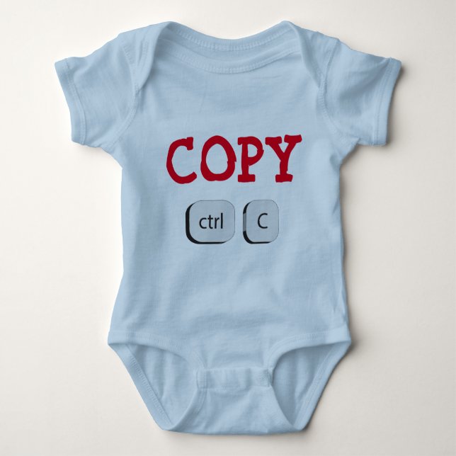 Copy Twin Baby Bodysuit (Front)
