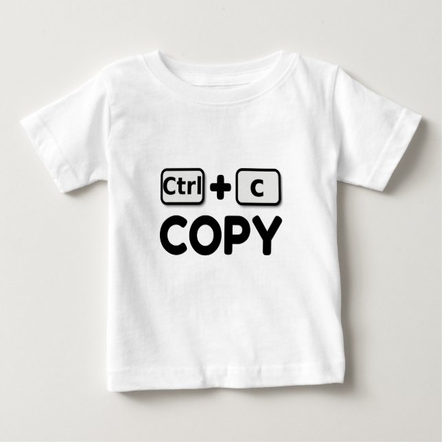 Copy Twins BATTON Baby T-Shirt (Front)