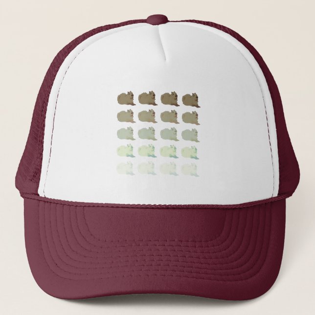 Copybara Capybara Trucker Hat (Front)