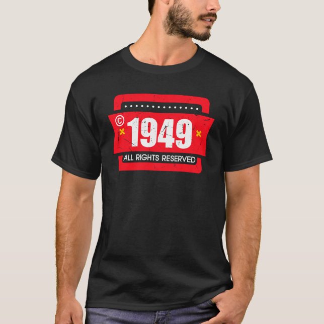 Copyright 1949 All Rights Reserve T-Shirt (Front)