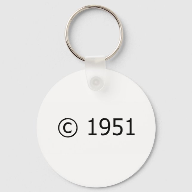 Copyright 1951 key ring (Front)
