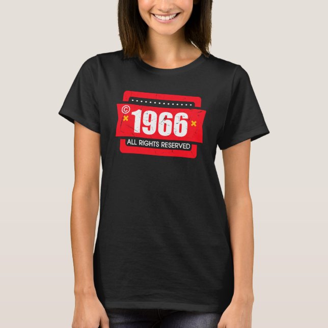 Copyright 1966 All Rights Reserve T-Shirt (Front)