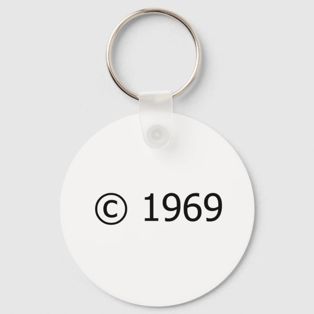 Copyright 1969 key ring (Front)
