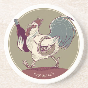 Coq au Vin coaster