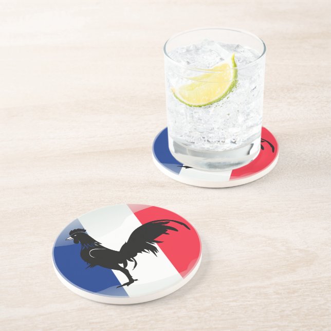 Coquelet drapeau coaster (Side)