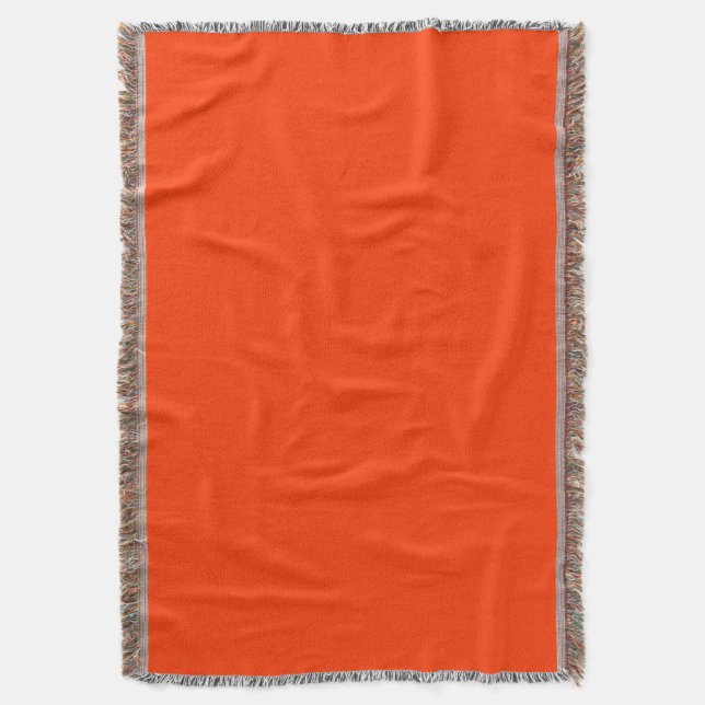 Coquelicot Throw Blanket (Front Vertical)