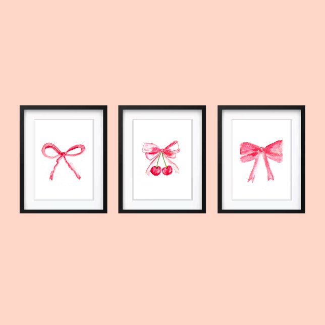 Coquette 5x7 Pink Bows Cute Baby Girl Aesthetics (Creator Uploaded)