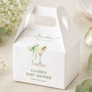 Coquette A Tini One Baby Shower Favour Box