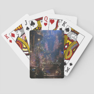 Coquette Aesthetic / Dark fantasy girl Playing Cards