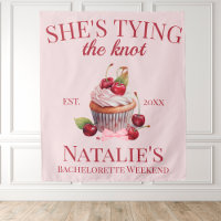 Coquette Aesthetic Pink Bow Cherry Cake Fancy Girl