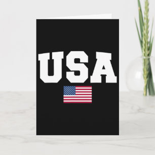 Coquette American Flag 4th Of July Independence Da Card