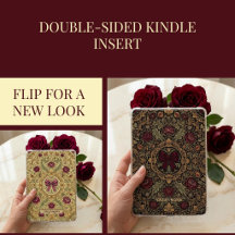 Coquette Antique Gothic Kindle Insert, 2-Side card