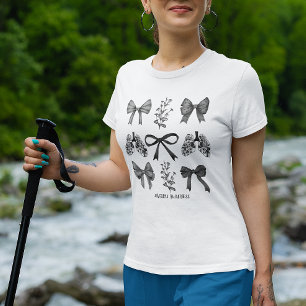 Coquette Asthma Awareness B&W allergy T-Shirt