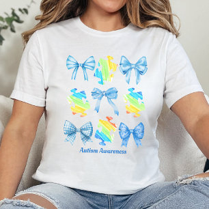 Coquette Autism Awareness T-shirt, On the spectrum Tri-Blend Shirt