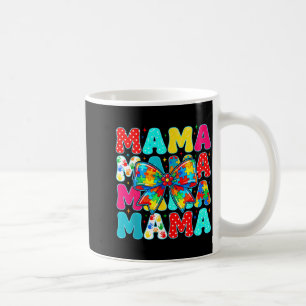 Coquette autism mama autism awareness month mum coffee mug