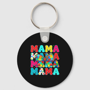 Coquette autism mama autism awareness month mum key ring