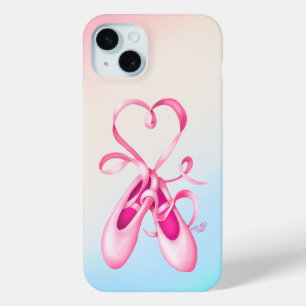 Coquette Ballet Dance Slippers KiniArt iPhone 15 Mini Case