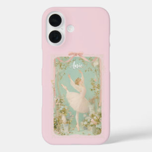Coquette Ballet iPhone Case – Personalised Name Fo