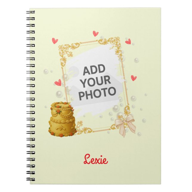 Coquette Birthday Notebook Gift (Front)