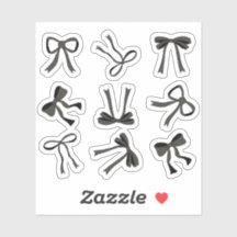 Coquette black Bows