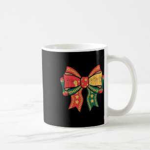 Coquette Black History Month African American Bow  Coffee Mug