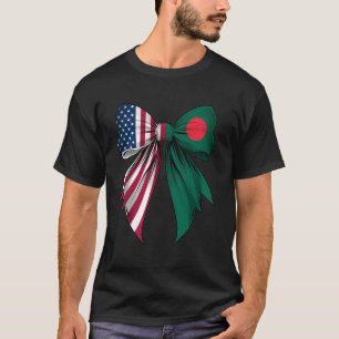 Coquette Bow Bangladesh Roots Bangladeshi Pride US T-Shirt
