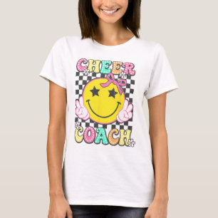 Coquette Bow Cheer Coach Cheerleader Cheerleading T-Shirt