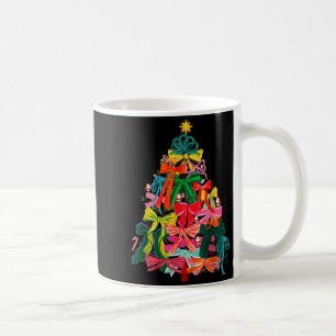 Coquette Bow Christmas Tree Xmas Holiday Girly Out Coffee Mug