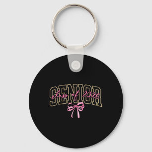 Coquette Bow Cl Of 2026 Senior High School Graduat Key Ring