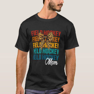 Coquette Bow Field Hockey Mum Cute Hockey Lovers M T-Shirt