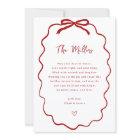 Coquette Bow Holiday Photo Card, Merry Christmas