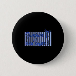 Coquette bow iced coffee and sunshine day every 6 cm round badge