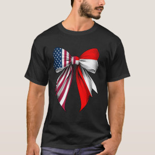 Coquette Bow Indonesia Roots Indonesian Pride US F T-Shirt