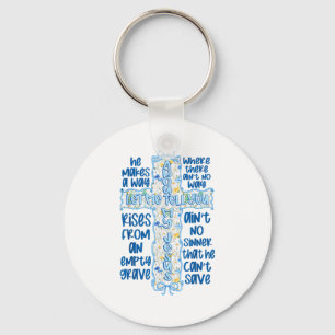 Coquette Bow Let Me Tell You About My God Jesus Ch Key Ring
