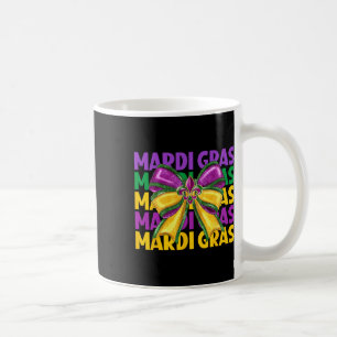 Coquette Bow Mardi Gras Costume Women Girls Kids M Coffee Mug