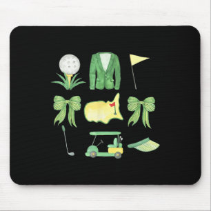 Coquette Bow Masters Golf Tournament Graphic For W Mouse Pad