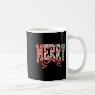 Coquette Bow Merry Christmas Xmas Family Pajamas H Coffee Mug