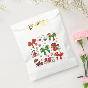Coquette Bow Nurse Christmas Nursing Merry Xmas Favour Bag