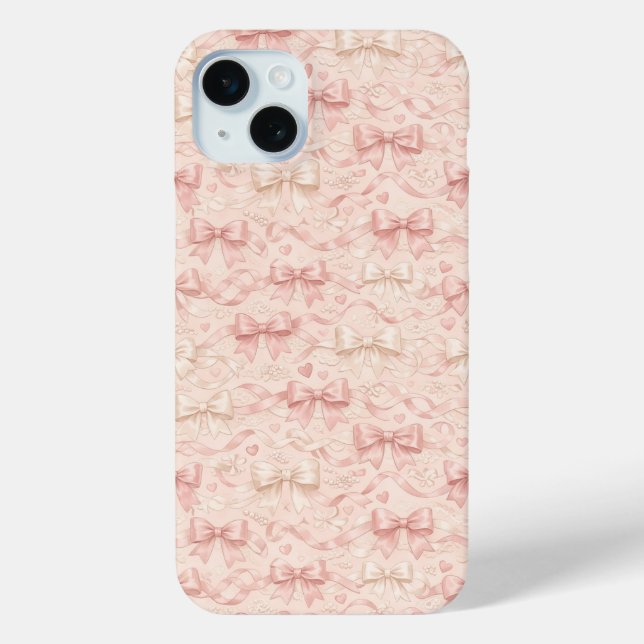 Coquette Bow Pattern Case-Mate iPhone Case (Back)