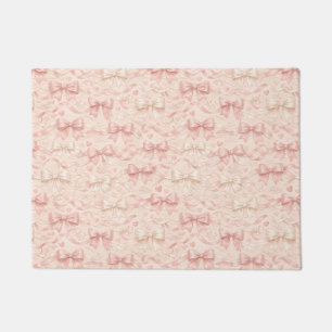 Coquette Bow Pattern Doormat