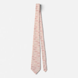 Coquette Bow Pattern Tie