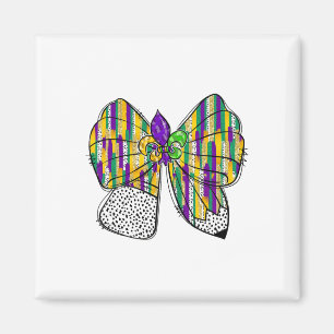 Coquette Bow Pencil Mardi Gras Fleur-de-lis Teache Magnet