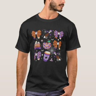 Coquette Bow Pencil Teacher Trick Or Teach Funny H T-Shirt