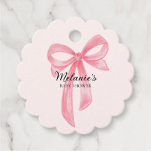 Coquette Bow Pink Baby Shower