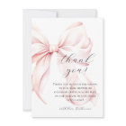 Coquette Bow Pink Baby Shower