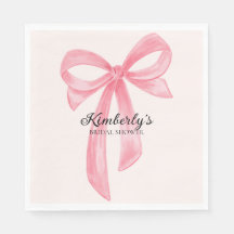 Coquette Bow Pink Bridal Shower